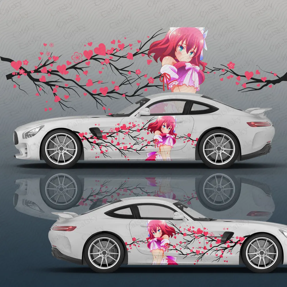 

Стикер Стефани Дора из аниме «No Game No Life», защитная пленка на автомобиль, виниловая пленка для гонок, боковая графика, автомобильная наклейка с распылителем