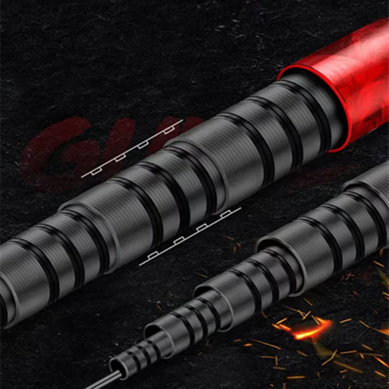 Dawa-어벤져스 슈퍼 하드 라이트 12H19 보정 큰 물체 로드 탄소 섬유 3.6m-12m, 조정 가능한 거대한 무거운 낚싯대