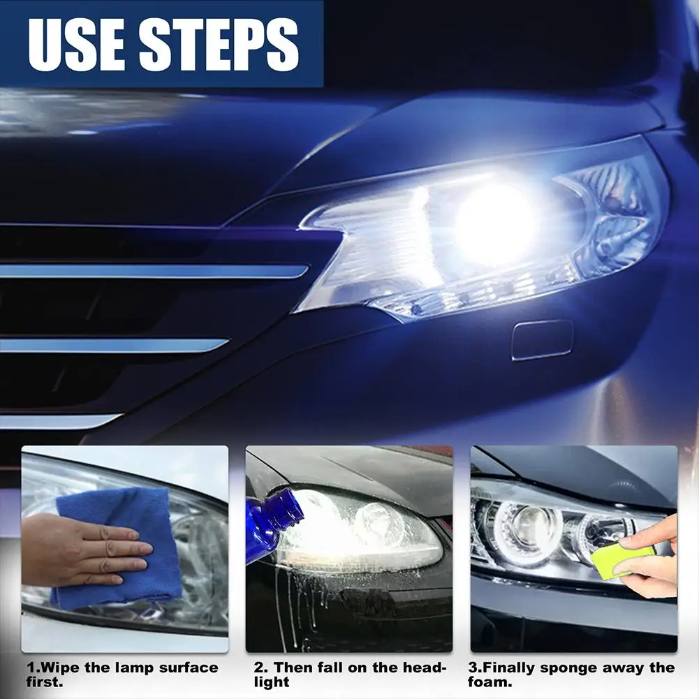 Car Headlight Scratch Repair Solution with Nano Coating