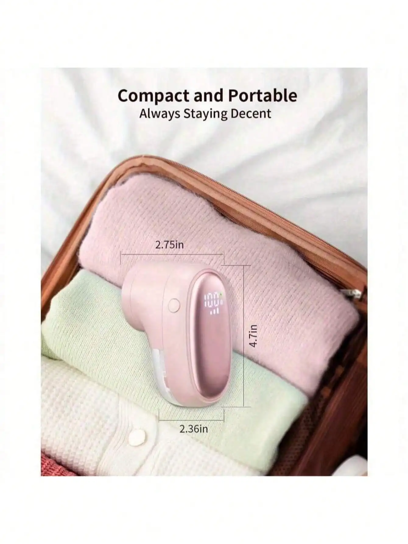 Portable Stainless Steel 6 Blade Sweater Trimmer