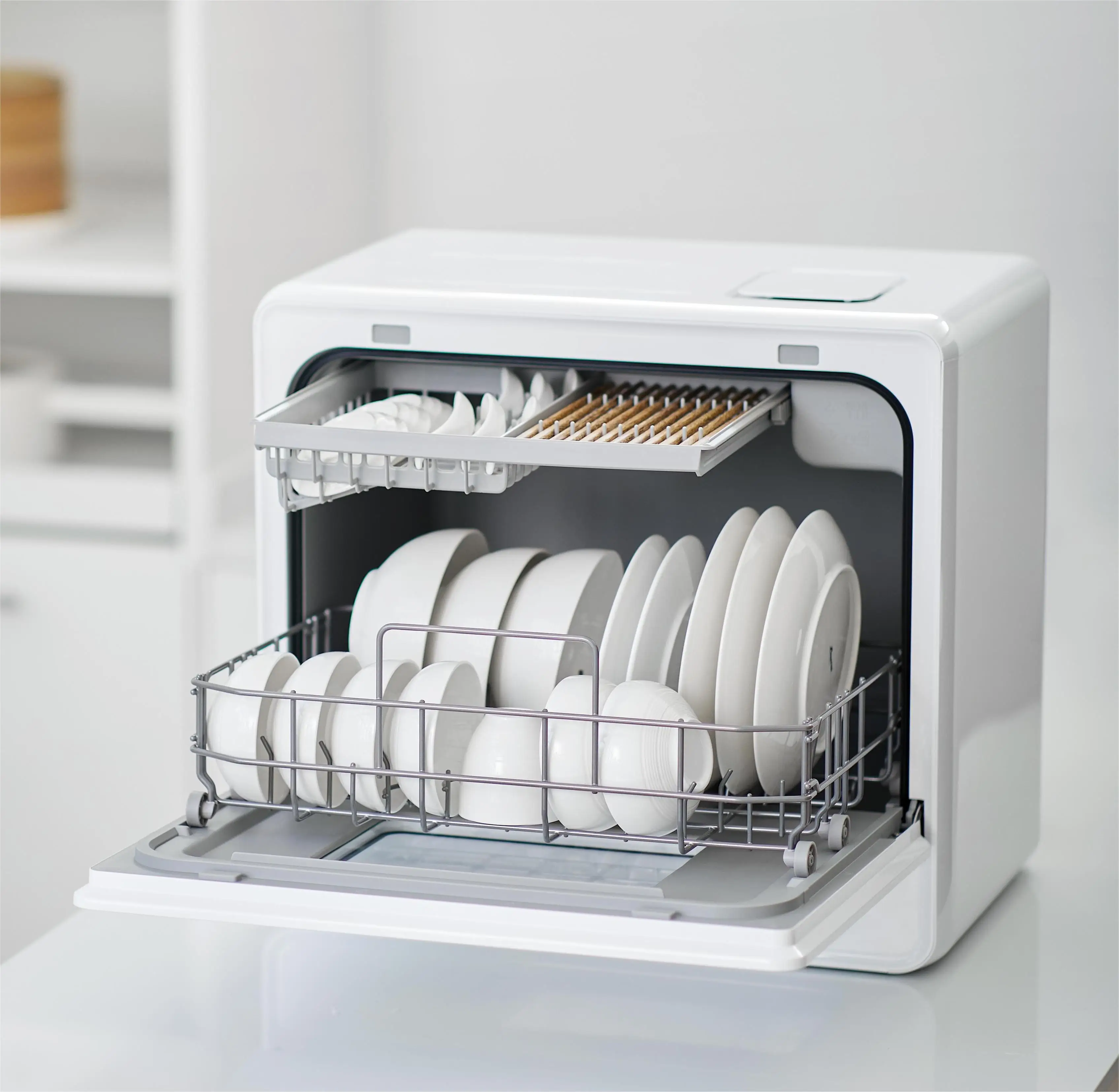 Major Kitchen Appliances Dishwasher Machine Smart Dishwasher 5.2L Countertop Desktop Dish Washer 2