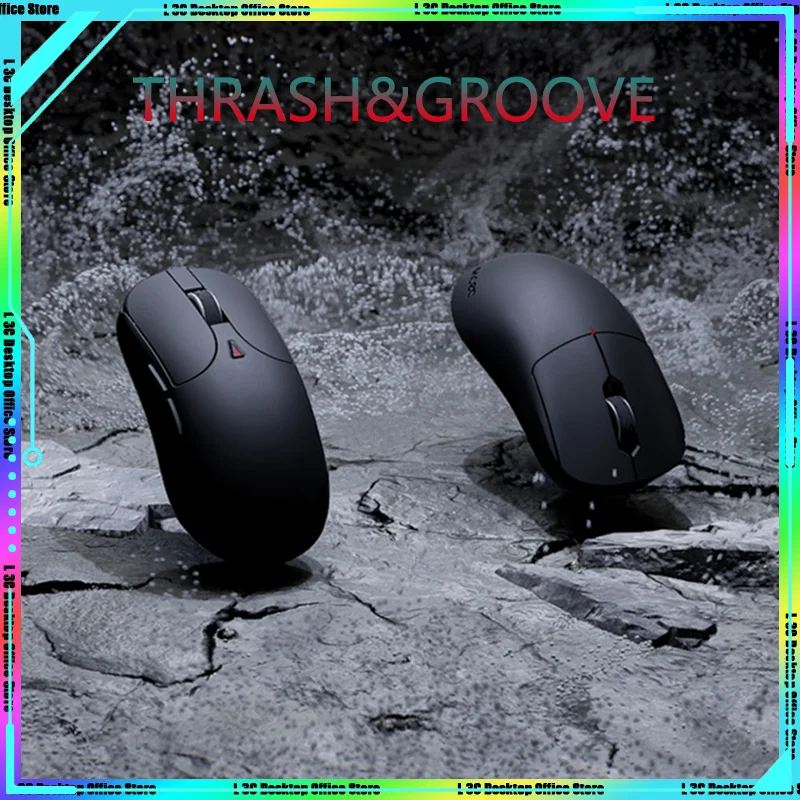 Vancer THRASH & GROOVE E-스포츠 게이밍 마우스, 무선 4K/8..