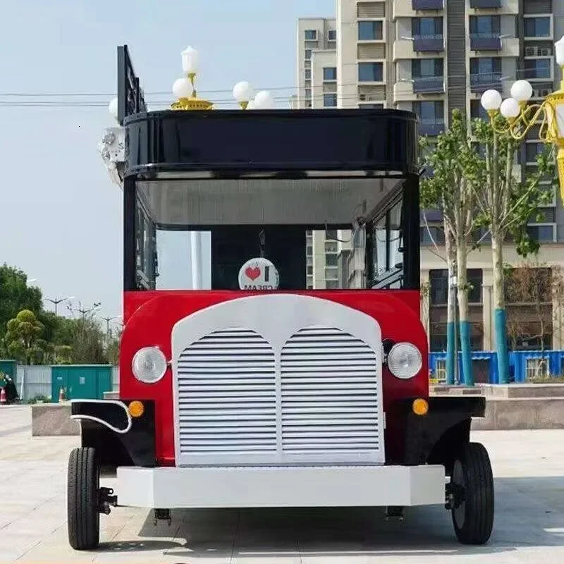 All In One Food Trailer Concession Cart Fully Equipped With Fridge Freezer Stove Griddle Fryer Professional Mobile Kitchen 3