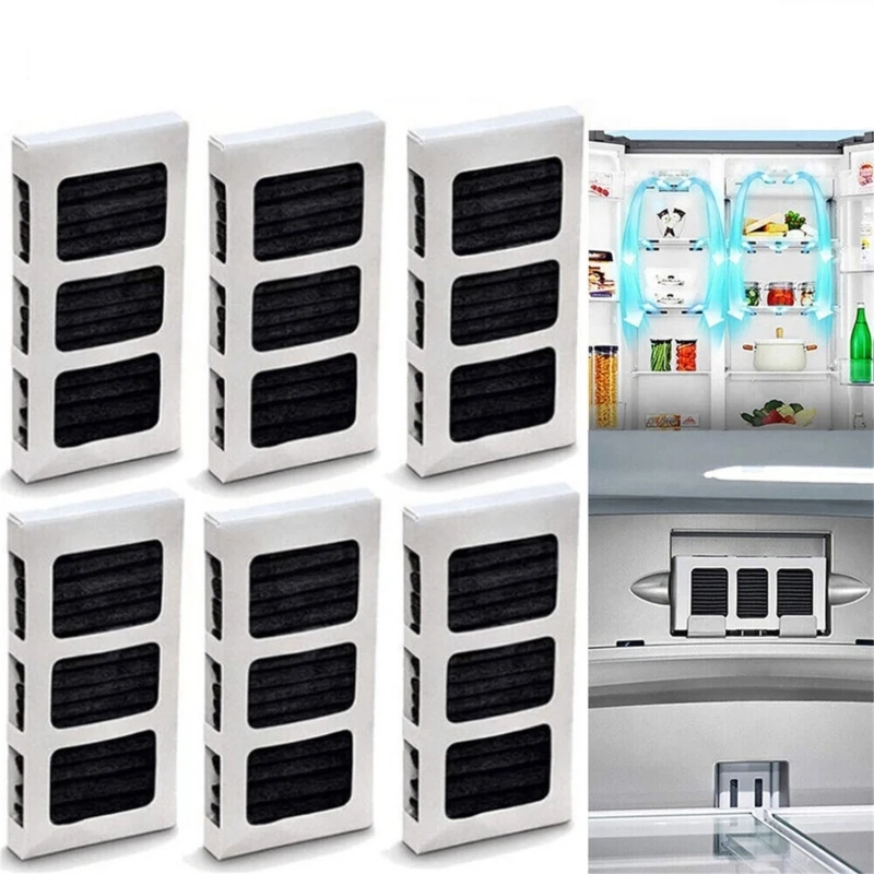 3/4/6pcs Refrigerator Air Filter for PAULTRA2 Carbon-Activated Filter Net With Good Filtering Effect Easy to