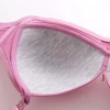 Elegant Women Plus Size Full Solid Color Cup Bra Wire-Free with Side Gather for Flattering and Supportive Fit Nursing Bras 3
