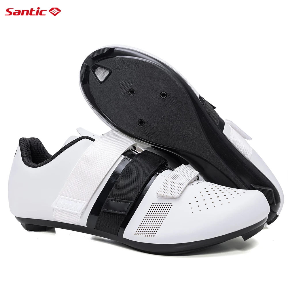 

Santic Cycling Lock Shoes Outdoor Sports MTB Bike Men Shoes Ladies Adjustable Casual Road Sneakers Breathable Asian Size