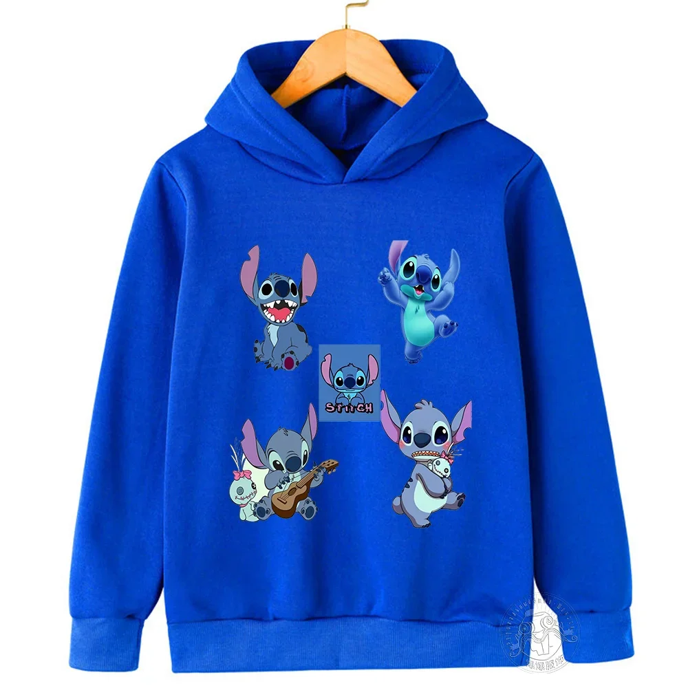 thumbnail image 1 of Sudadera con capucha para niños de Disney Stitch, primavera y otoño, moda urbana, para bebés, niños y niñas, jersey deportivo para exteriores, 1 of 5