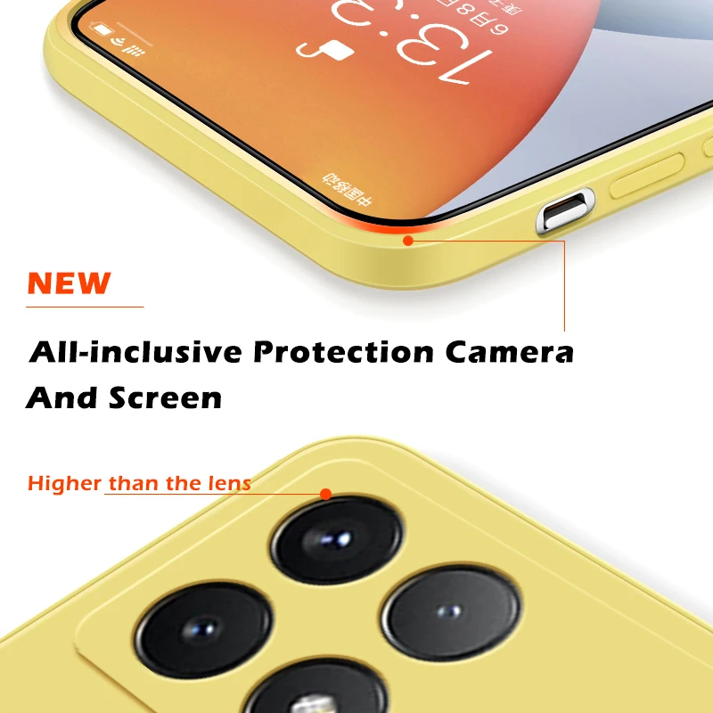 Liquid Silicone Soft Protective Phone Case for Xiaomi Poco X6 Pro/X6 5G