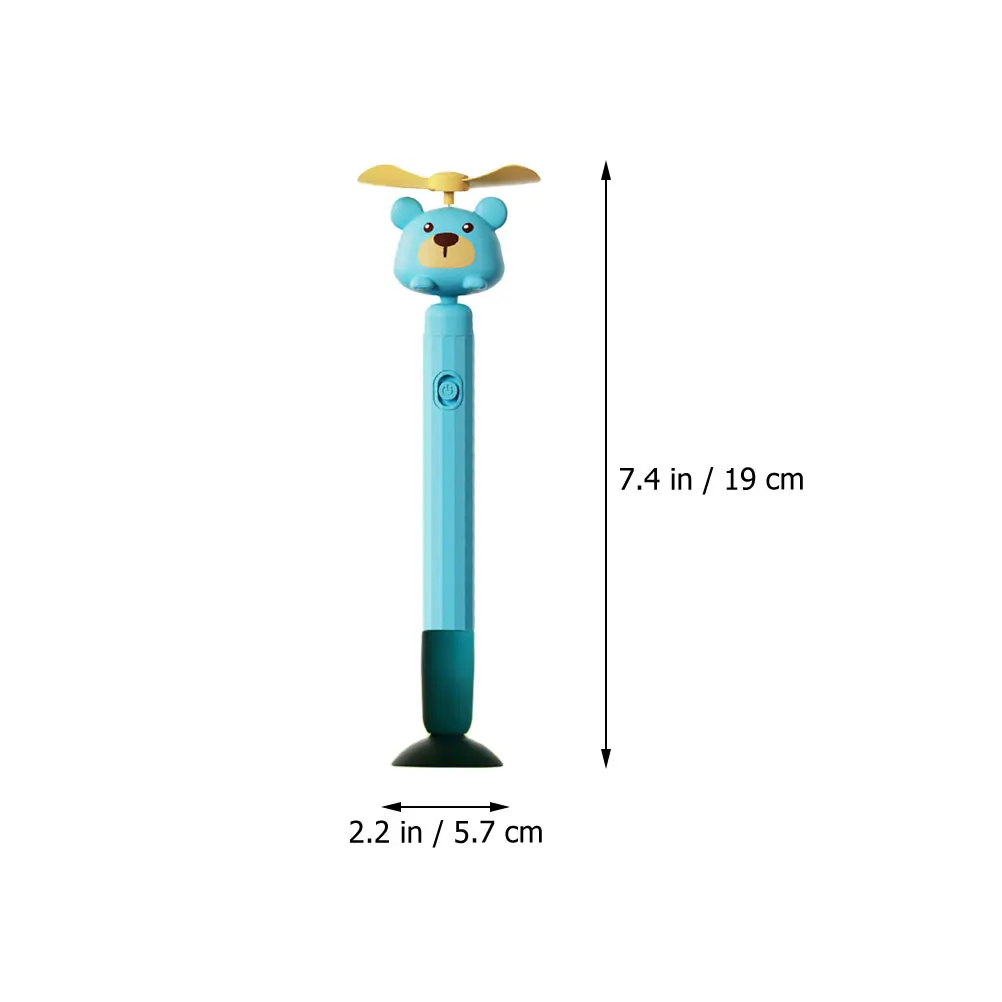 Writing Pen Electric Fan Suction Cup Kids Office Use Multi Function Ballpoint Pen Stationery Random Color