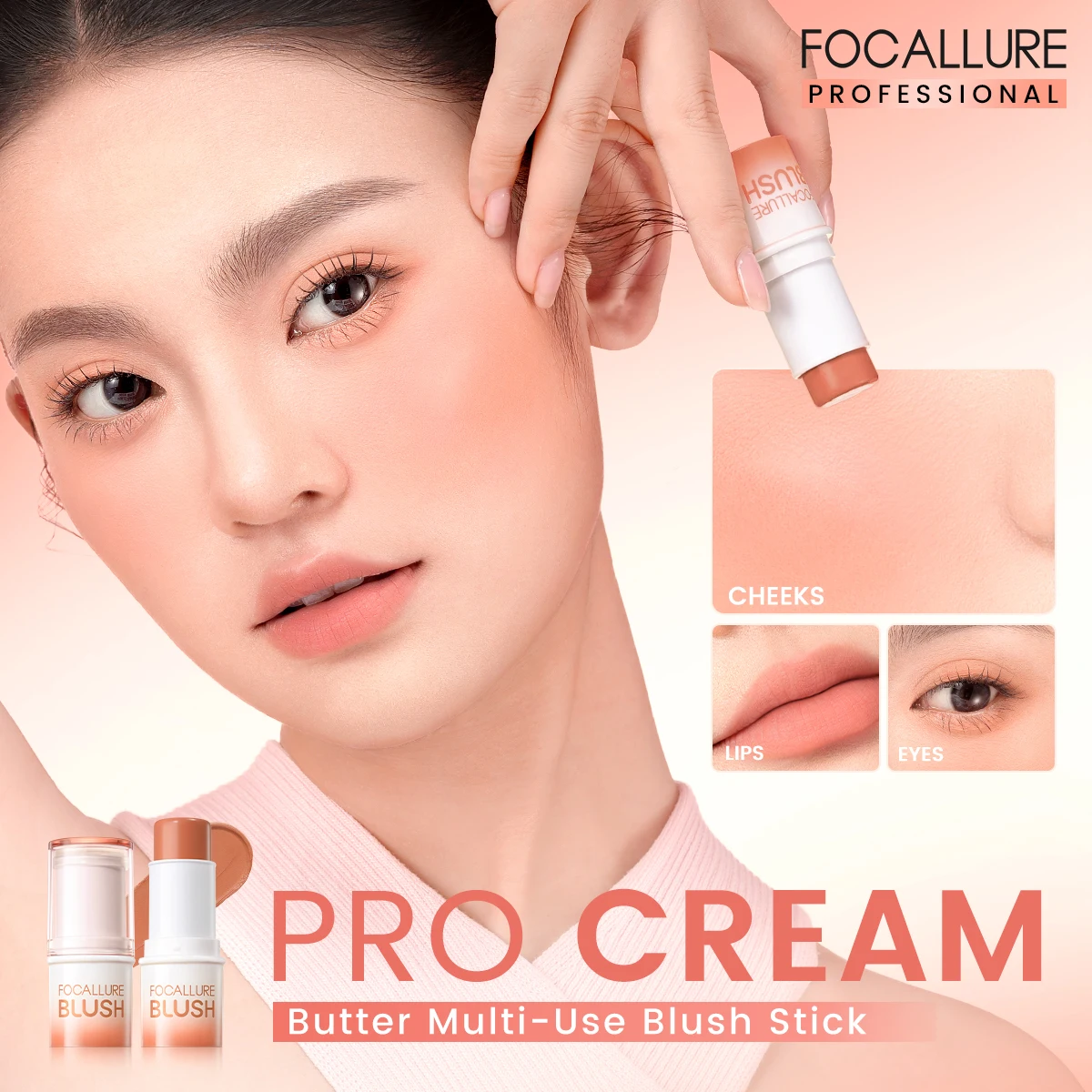 FOCALLURE Full Face Makeup Set Liquid Concealer Waterproof Primer Gel Blush Stick Spray Fixer Face Makeup Women Cosmetics 4