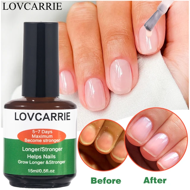 LOVCARRIE 5 Days Nail Growth Keratin Vitamin E Strong Nail Strengthener for  Thin Brittle Nails Healthy Cuticle Oil Repair Nails - AliExpress