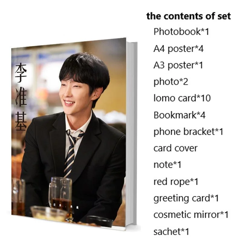 

Joon-gi Lee Jun Ki Lee Joon-gi Le Photobook Set With Poster Lomo Card Bookmark Picturebook Photo Album Artbook Fans Gift