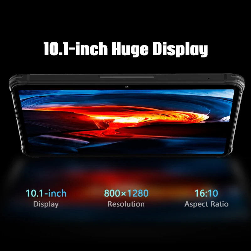 HOTWAV-Tablet Rugged R6 Pro con Android 12, 15600mAh,10,1″, 8GB, 128GB