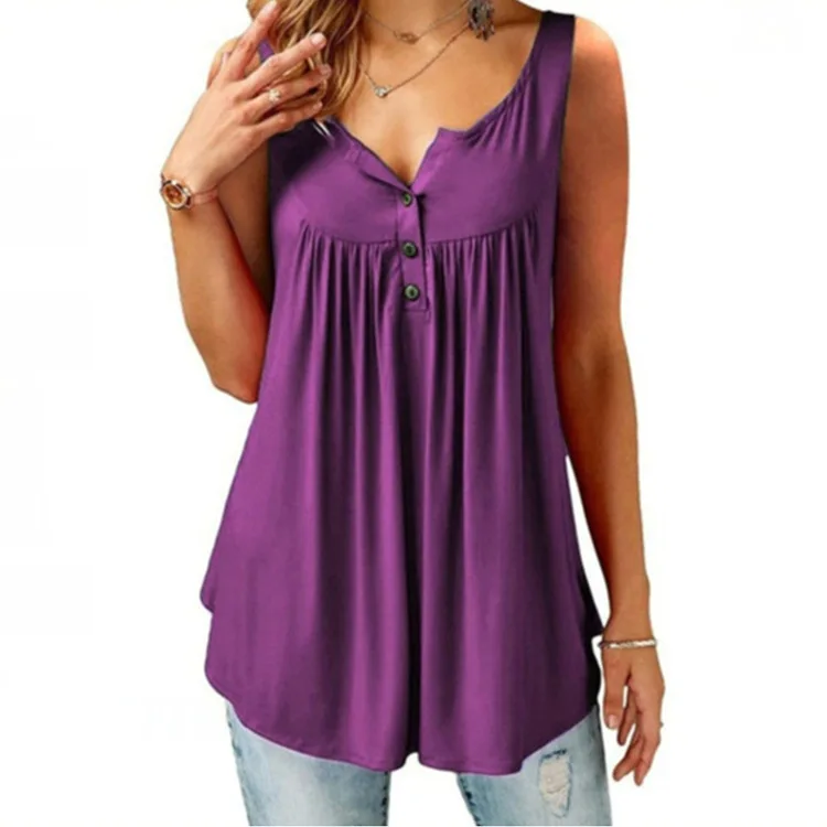 Women Oversized Blouse Solid Design