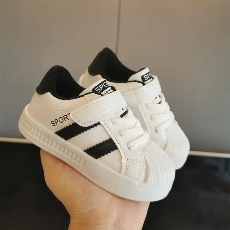 Children's Sneakers Kids Fashion Design Non-slip Casual Shoes Boys Girls Hook Breathable Sneakers Toddler Outdoor Shoes 3
