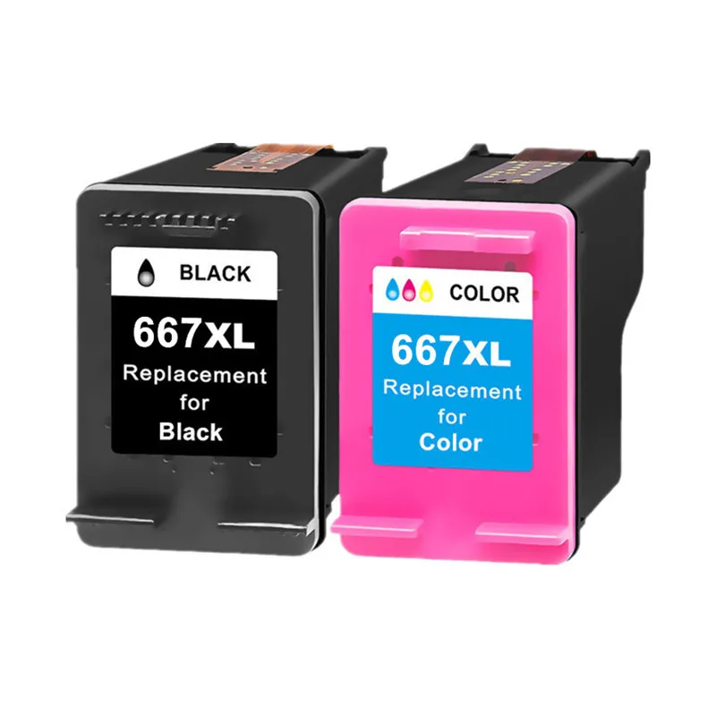 Compatible Ink Cartridge Replace For HP 667 667XL for HP667 DeskJet Ink Advantage 1275 2374 2375 2376 2775 2776 Printer printer supplies inkjet ink cartridge ink cartridge