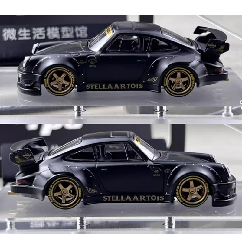 PGM 1/64 RWB Stella Artois ポルシェ 930 PORSCHE RWB 930 STELLA ARTOIS MATTE BLACK 1/64 DIECAST CAR