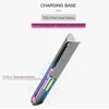 Portable Hair Straightener with Charging Base Wireless Straightening Iron Floading Plate and Comb PTC Hair Straightening Device 4