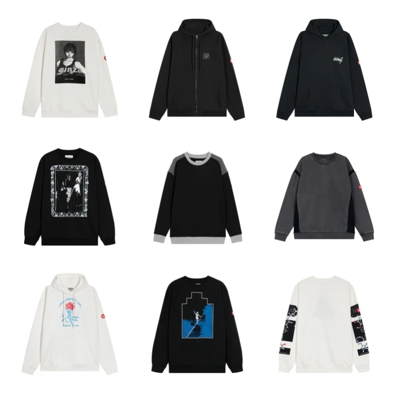 

Autumn & Winter CAVEMPT Oversized Hoodie Best Quality 1:1 Vintage Sweatshirt C.E Cav Empt Mens Womens Hoodie Sweatshirt