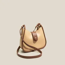 

Jenny&Dave Autumn Winter High-Capacity Commuter Bags Fashion Simple Leather Bag Women Texture Niche Armpit Bag Messenger Bag