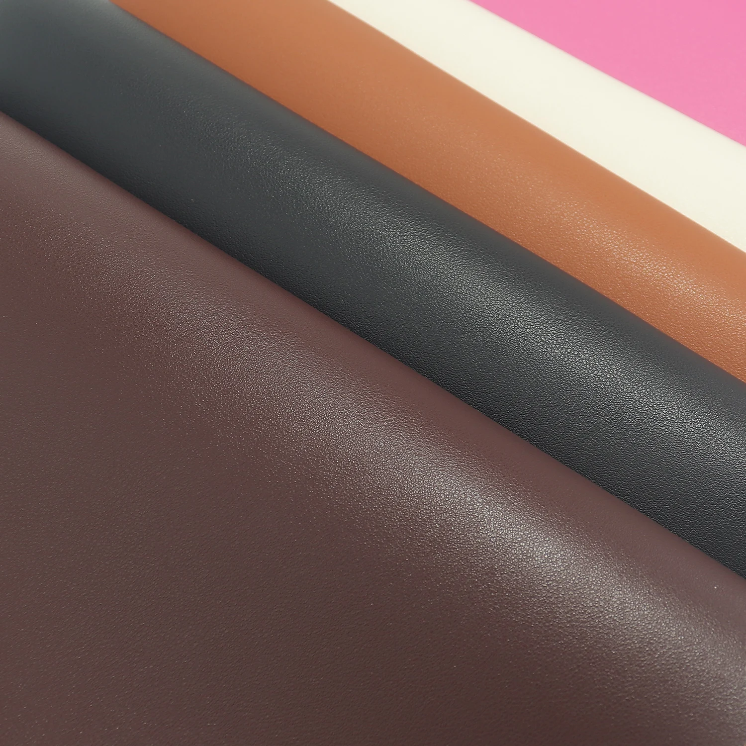 33x66cm 무광 인조 가죽 나파 질감 PVC 롤 천 베이스 소프트 DIY 인테리어 장식 수제 가방 책 커버용