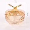 Acrylic Powder Liquid Cup Crystal Glass  Nail Lid Dappen Dish Pen Clean Bowel Butterfly Cover Rhinestone Power Storage Container 5