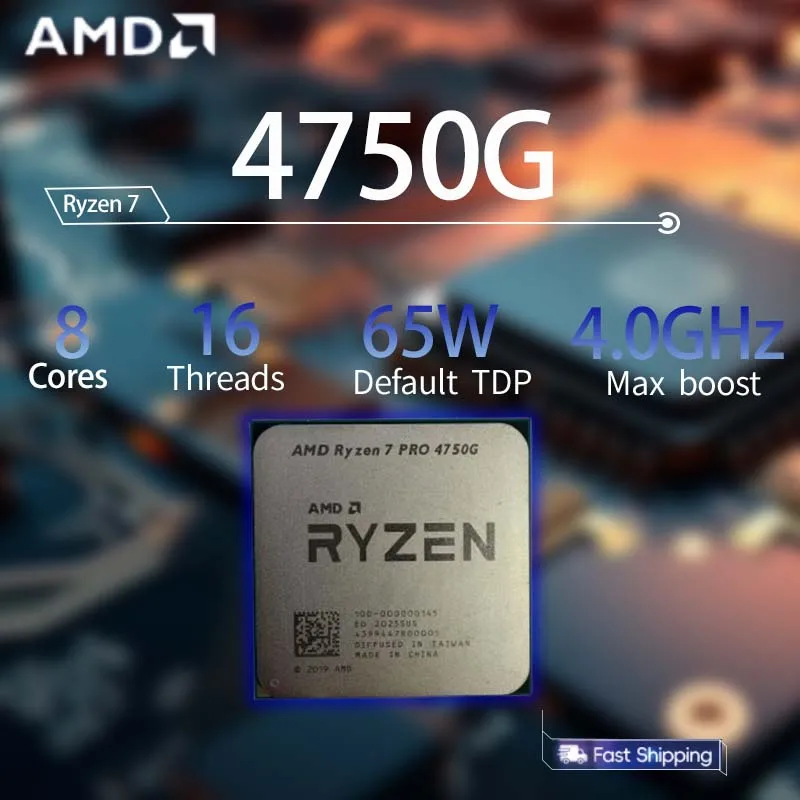 AMD Ryzen 7 PRO 4750G R7 PRO 4750G R7 4750G 3.6GHz--4.4GHz 8-Core