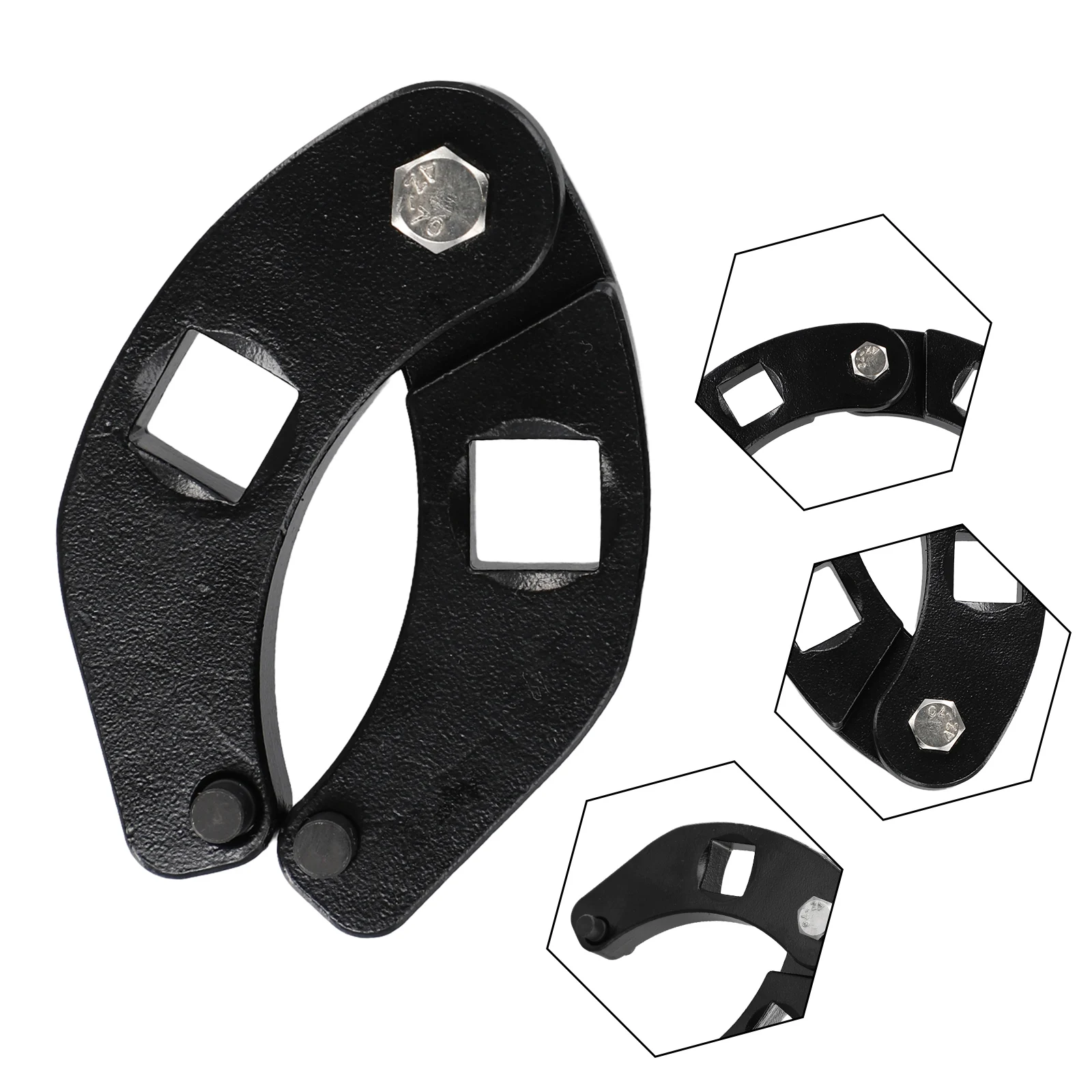 Hand Tools Gland Nut Wrench Adjustable 1Pcs Black Cap Remover For Hydraulic Cylinder Small Practical Exquisite