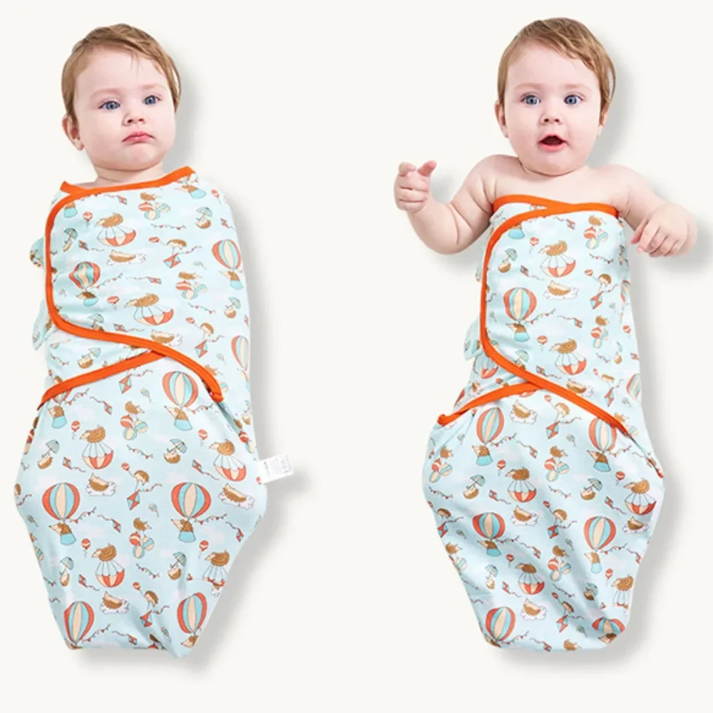 

2 Pack Baby Cotton Blanket Silk Cocoon Style Anti Shock Blanket Newborn Bedding Sleeping Bags بطانيه مواليد sleeping niños