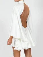 Embrace the summer elegance with our Gymystars Women's Turtleneck Dress 3