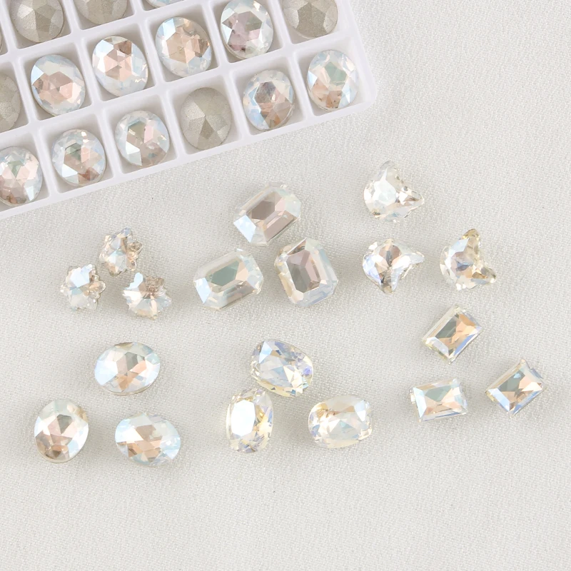 10pcs Glitter Nail Crystals - Rhinestone Accessories