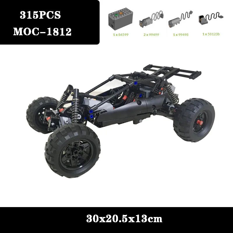 

Classic MOC-1812 Building Block Desert Off road Vehicle 315PCS Assembly Parts High difficulty Adult and Children's Toy Gift