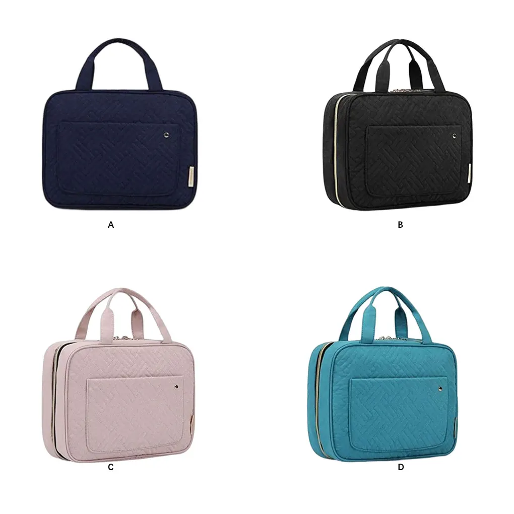

Hanging Toiletry Bag Portable Cosmetic Large Capacity Organizer with Hook Folding Storage Bags Bathroom Travel