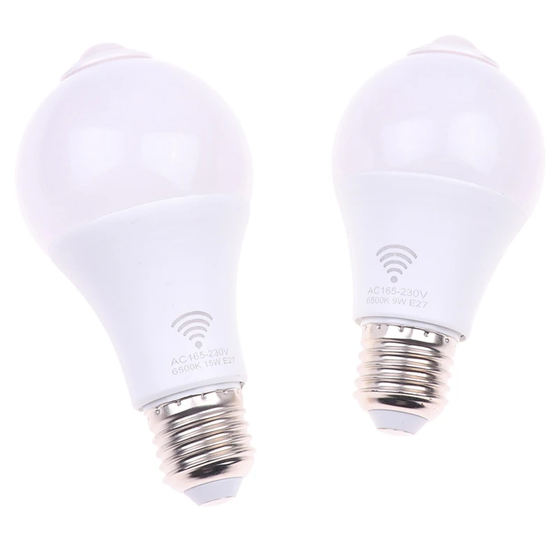 1PC E27 PIR Motion Sensor Lamp 5W 9W 15W LED Bulb with Motion Sensor Detector Night Light motion sensor night light led night light motion sensor led light motion sensor light motion sensor lamp led motion sensor light led night lamp