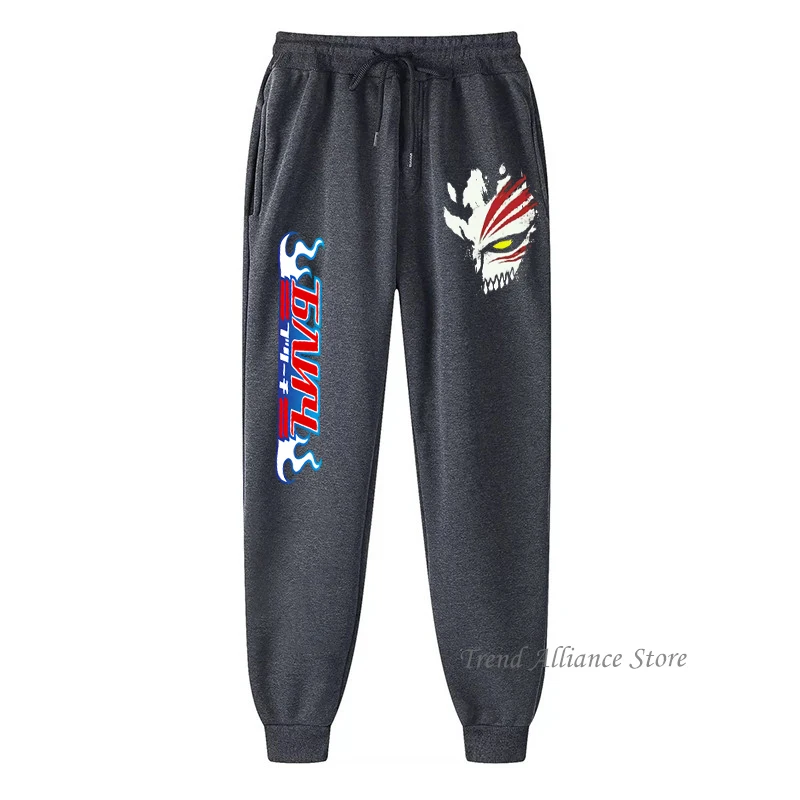 New Japanese Anime Bleach Kurosaki Ichigo Pants Print Boy/girls Casual Loose Long Pants Unisex Sport Pants Jogging Sweatpants