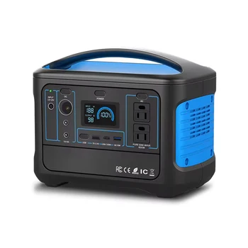 600W Portable Power Plant 12V-72V to 220V with AC Outlets,Ternary lithium Battery for Outdoor Camping, RV and Home use.