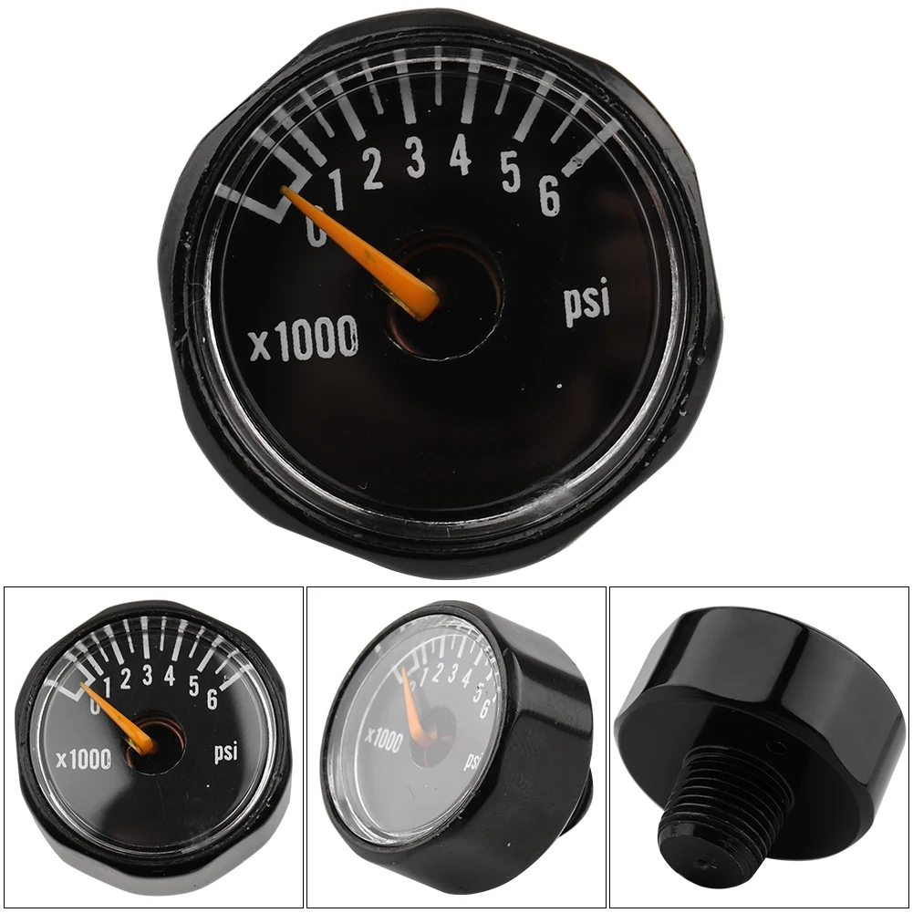 Paintball Air Pressure Gauge 3000/6000psi Alloy Mini Micro Manometer 1/8NPT Threads Air Fill Station Paintball Accessory