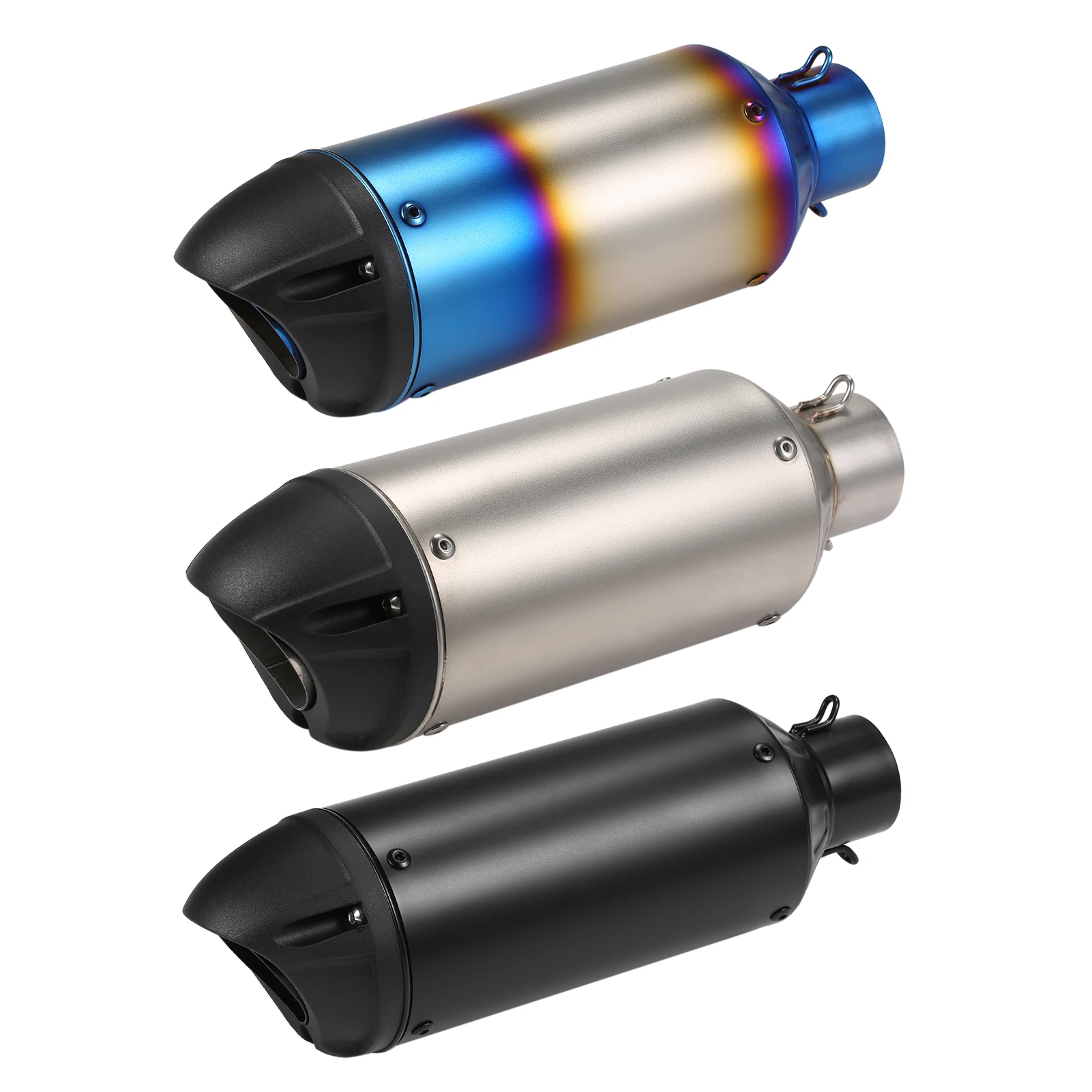 Universal 3851mm Motorcycle Exhaust Pipe Tail Refit Exhaust Muffler