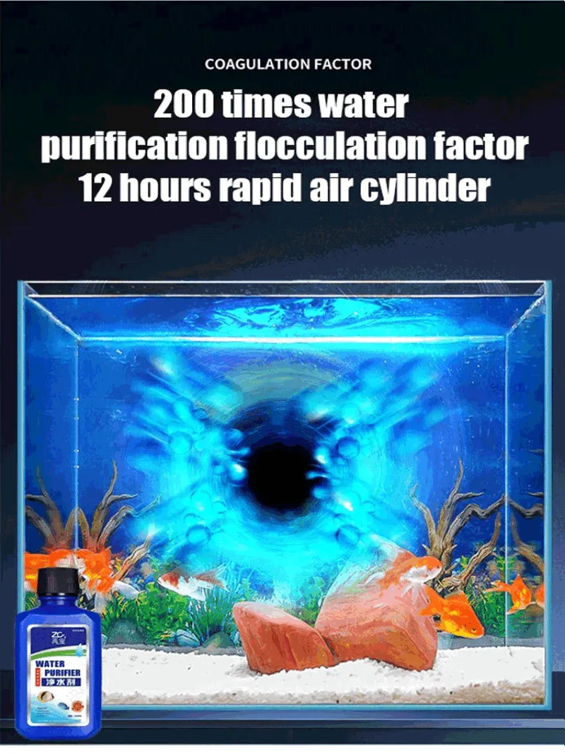 Concentrated Nitrobacter Fish Tank Water Purifier Capsules for Stable Water Quality and Improved Aquatic Life in Other Aquarium fish tank water purifier