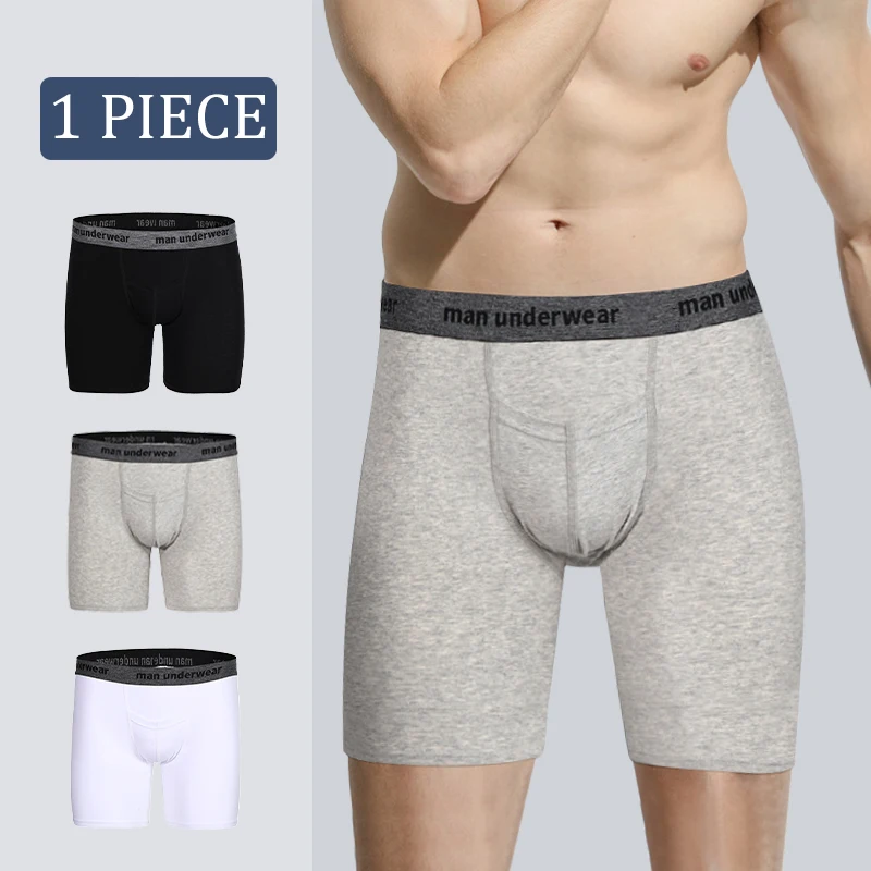 

Long Leg Boxers Mens Underwear Sports Boxer Men Boxershorts Men's Cotton Underpants High Quality Sexy Pouch Panties Briefs S-XL