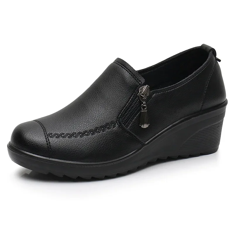 New Spring/Autumn Fashionable Height Increasing Women's Wedge Casual Shoes, Wear-Resistant And Comfortable Chaussure Femme 6