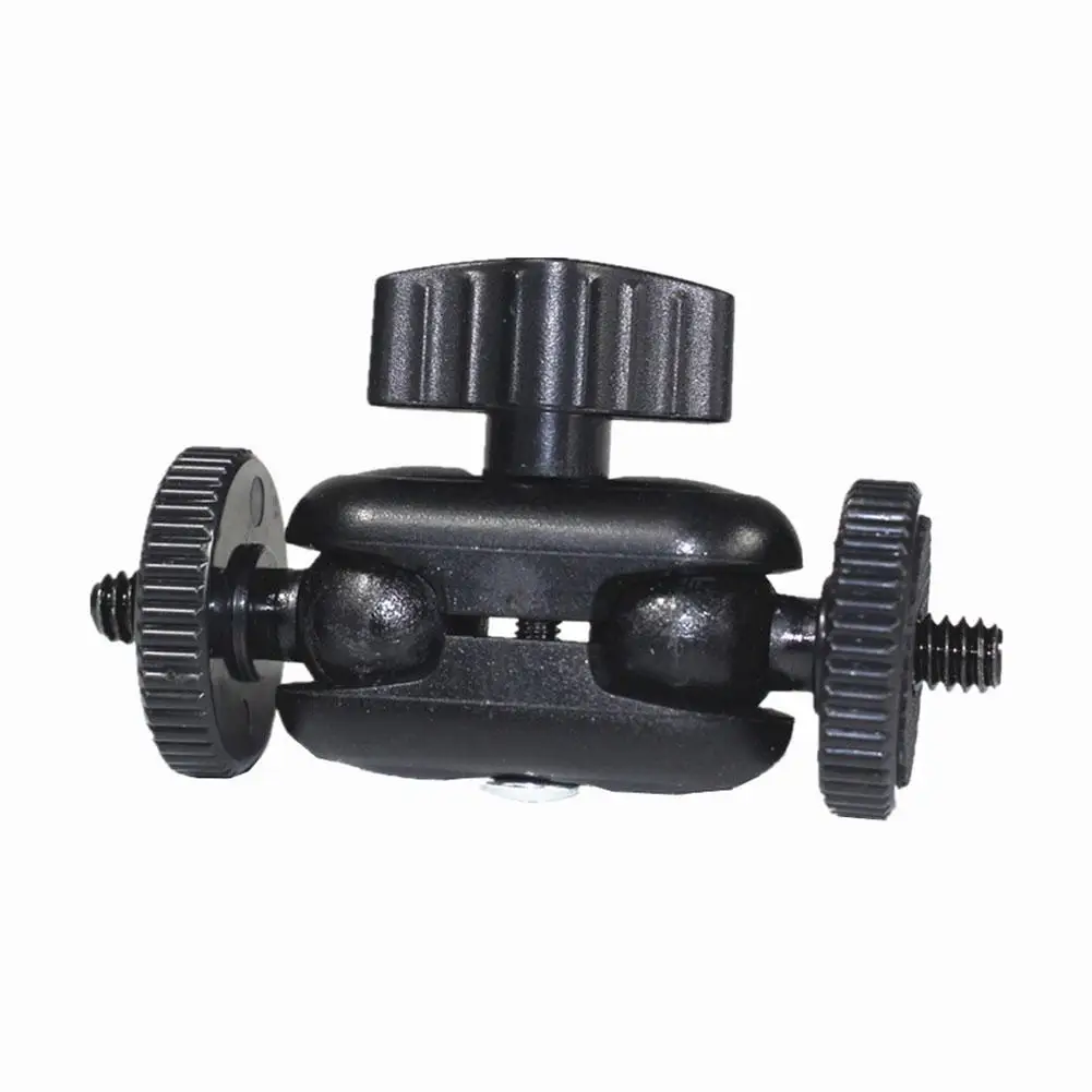 15mm 볼 360을 갖춘 새로운 더블 볼 헤드 매직 암 ° Gopro DSLR 카메라 모니터 비디오 라이트 마이크용 1/4''나사 확장 마운트