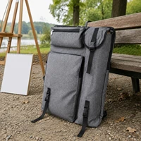 Art Carry Bag doubleShoulder Drawing Bag Artist Portfolio Backpack Canvas-Like Drawing Board Case Adjustable Straps 6