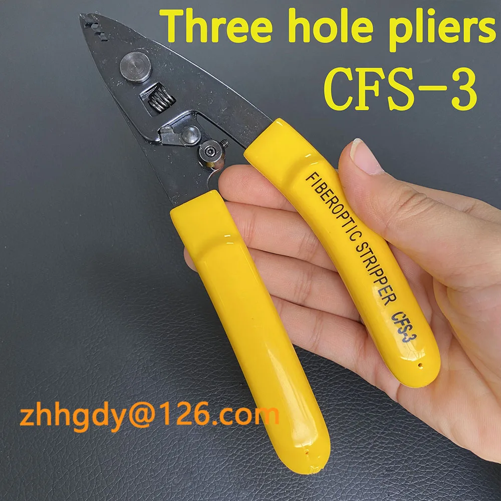 CFS-3 three-port Fibre Stripper CFS-3 fiber stripping pliers / wire strippers FTTH three hole stripper plier
