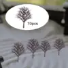 70x Model Trees Peach Tree Miniature Trees Model Tree Landscape Diorama for Train Garden Scenery Landscape DIY Crafts Sand Table 4