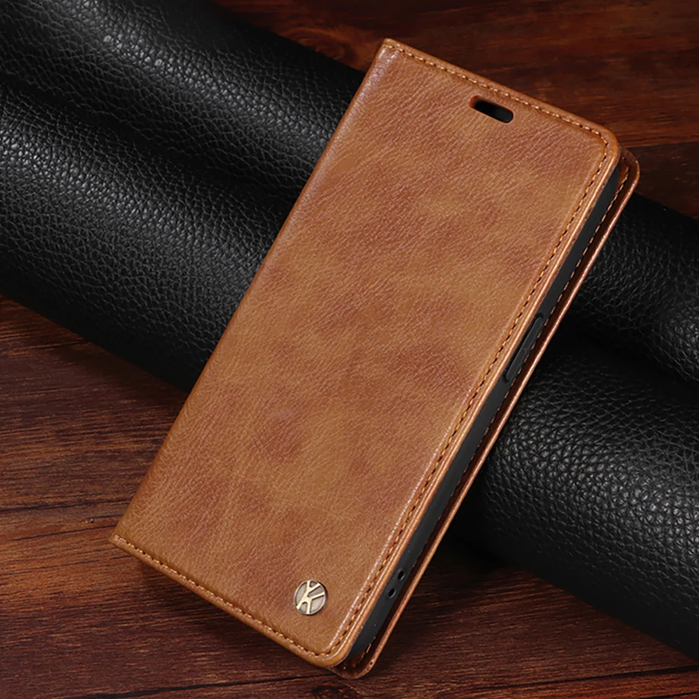 5G Magnetic Leather Flip Wallet Case for Samsung Galaxy - Elegant Book-Style Design