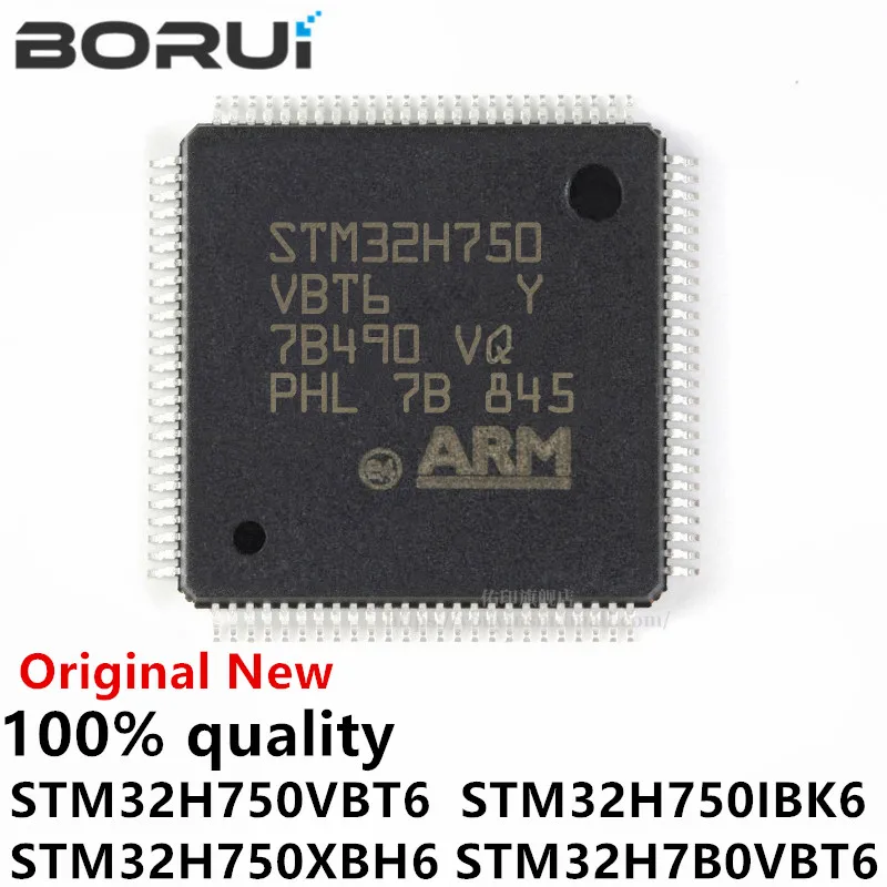 

1 шт./лот 100% Новый оригинальный STM32H750VBT6 STM32H750IBK6 STM32H750XBH6 STM32H7B0VBT6 LQFP-100 BGA176 в наличии IC