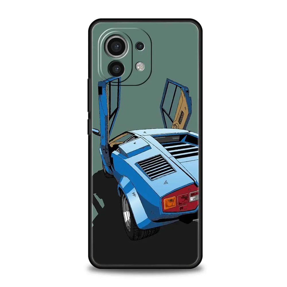 JDM Sports Cars Comic Soft TPU Phone Case Cover