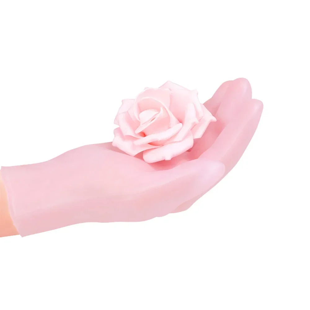 Soft Reusable Moisturizing Gel Over Night Bedtime Gloves Eczema Dry Sensitive Irritated Skin Spa Therapy Secure Hand Protectors