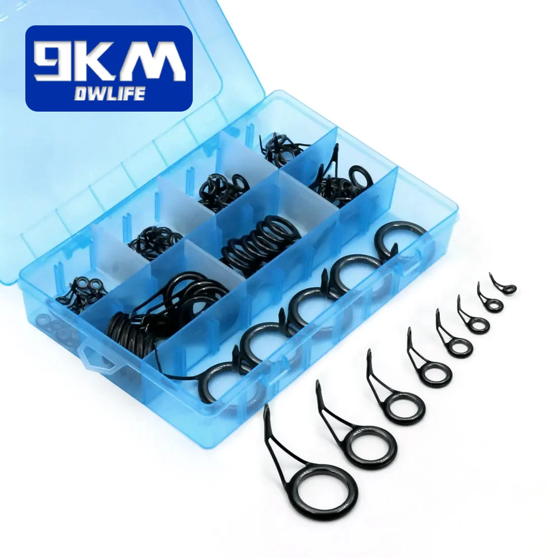 FishTrip Rod Repair Kit 85pcs Fishing Rod Tip Guide Repair Kit Double - View #10